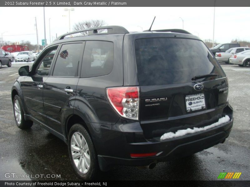 Dark Gray Metallic / Platinum 2012 Subaru Forester 2.5 X Limited