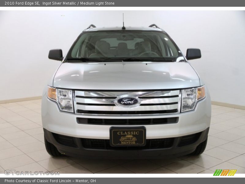 Ingot Silver Metallic / Medium Light Stone 2010 Ford Edge SE