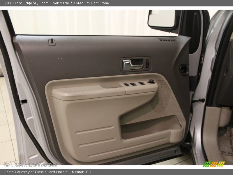 Ingot Silver Metallic / Medium Light Stone 2010 Ford Edge SE