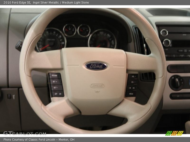Ingot Silver Metallic / Medium Light Stone 2010 Ford Edge SE