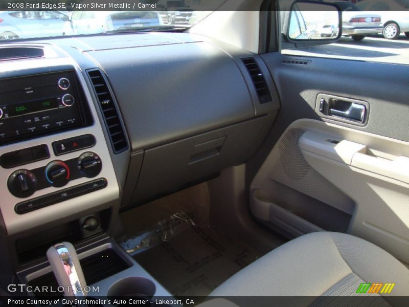 Vapor Silver Metallic / Camel 2008 Ford Edge SE