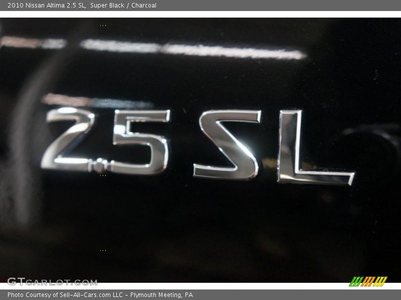 Super Black / Charcoal 2010 Nissan Altima 2.5 SL