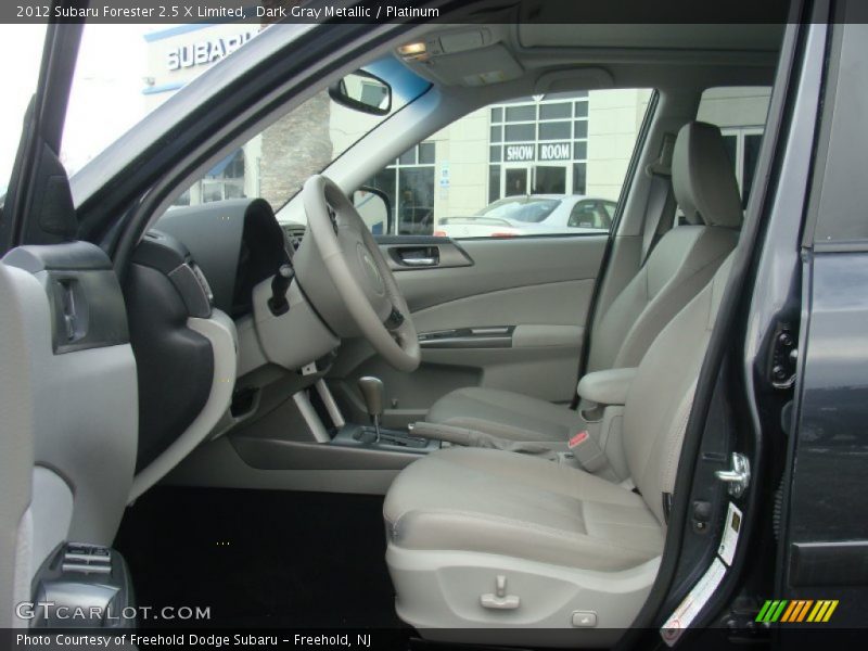Dark Gray Metallic / Platinum 2012 Subaru Forester 2.5 X Limited