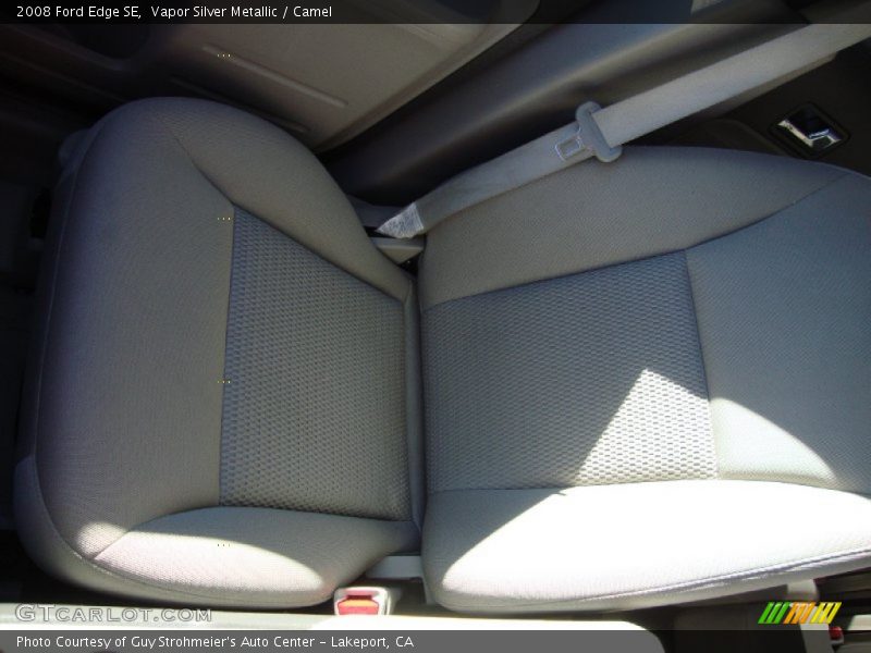 Vapor Silver Metallic / Camel 2008 Ford Edge SE