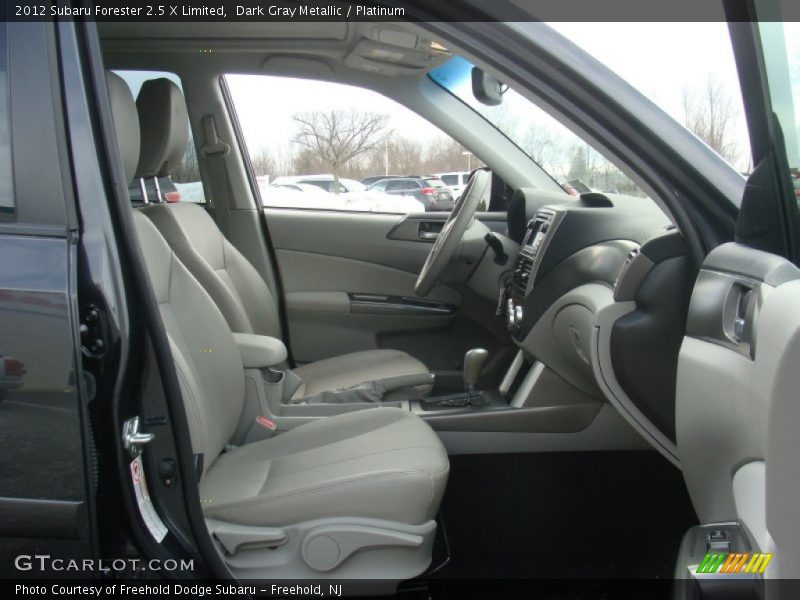 Dark Gray Metallic / Platinum 2012 Subaru Forester 2.5 X Limited