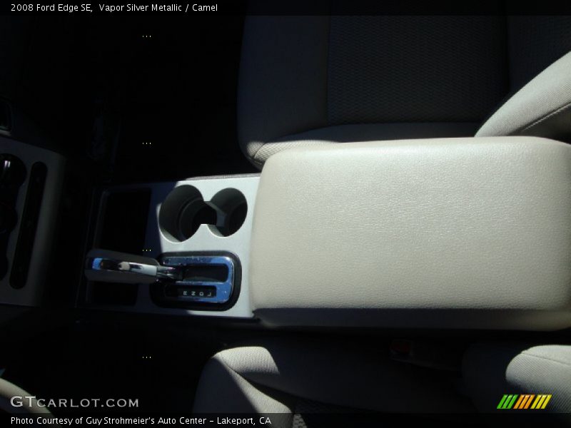 Vapor Silver Metallic / Camel 2008 Ford Edge SE