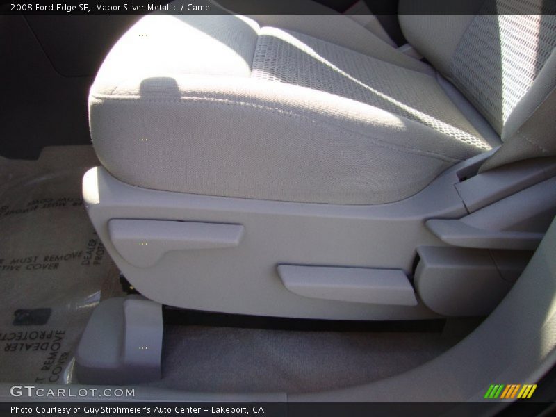 Vapor Silver Metallic / Camel 2008 Ford Edge SE