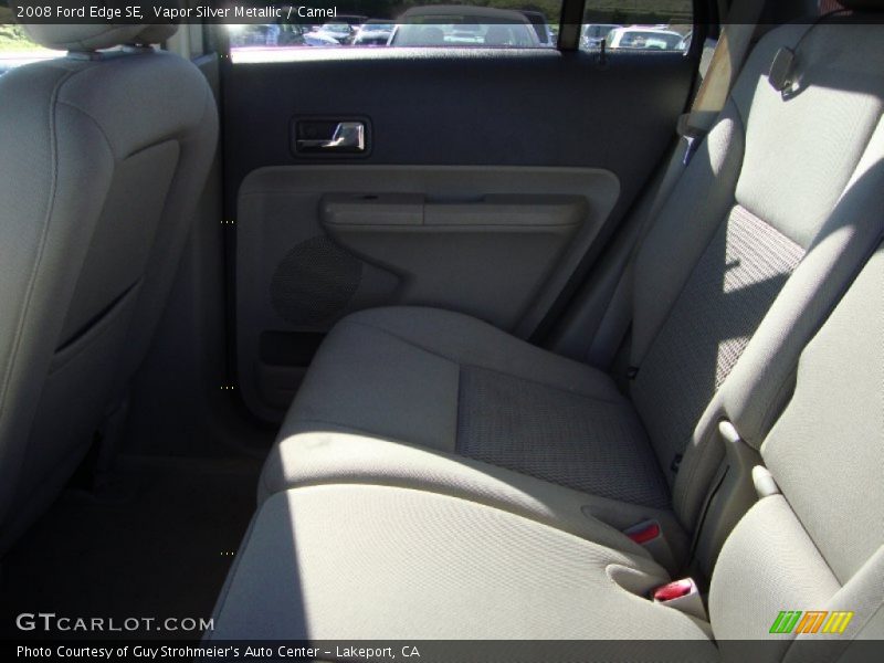 Vapor Silver Metallic / Camel 2008 Ford Edge SE