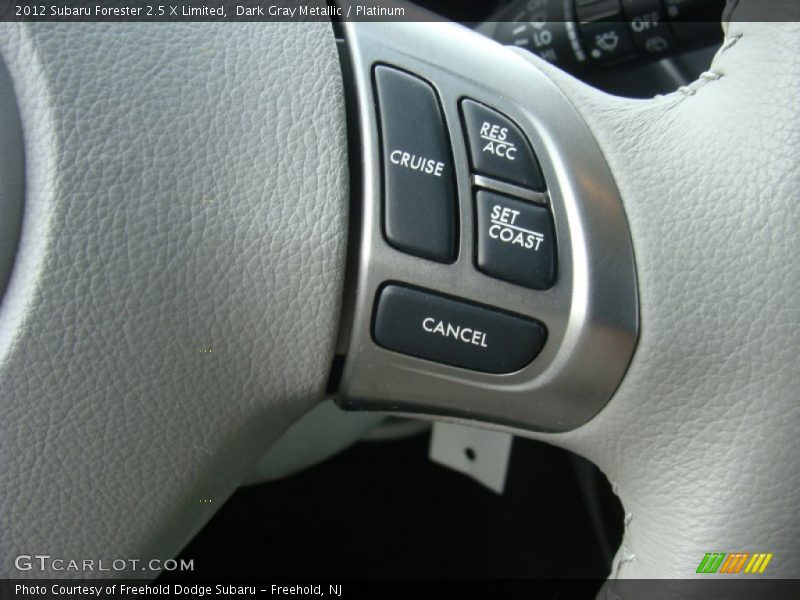 Dark Gray Metallic / Platinum 2012 Subaru Forester 2.5 X Limited