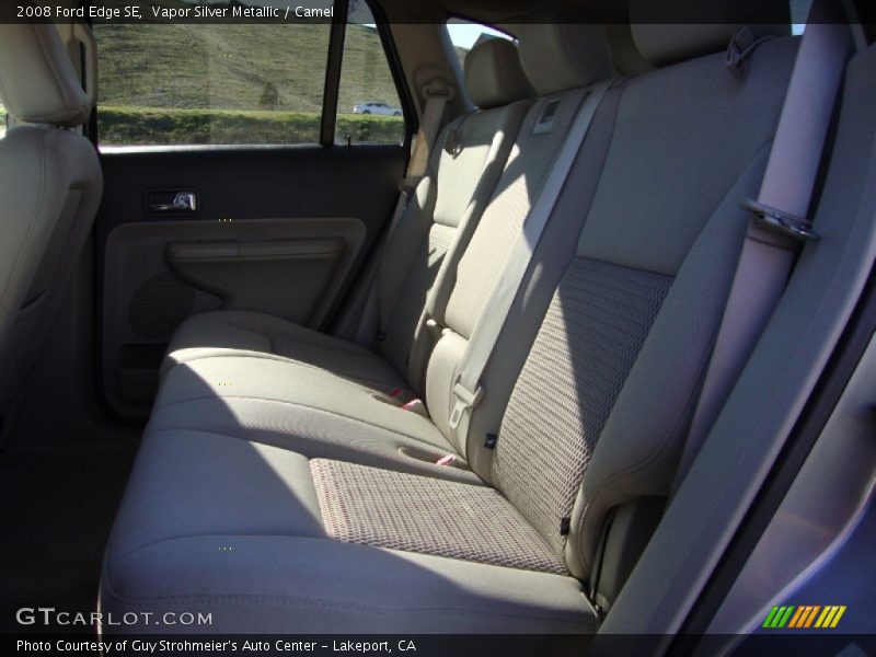 Vapor Silver Metallic / Camel 2008 Ford Edge SE
