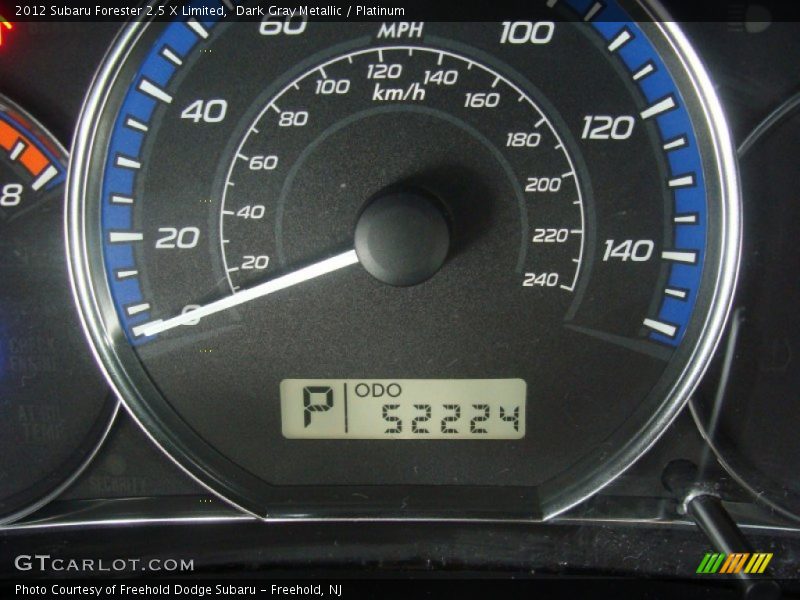 Dark Gray Metallic / Platinum 2012 Subaru Forester 2.5 X Limited