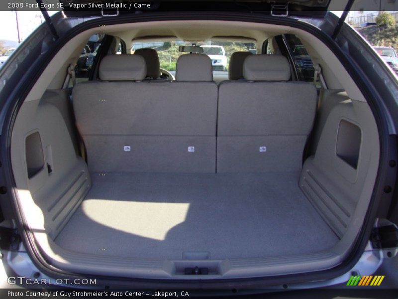 Vapor Silver Metallic / Camel 2008 Ford Edge SE