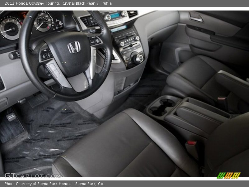 Crystal Black Pearl / Truffle 2012 Honda Odyssey Touring