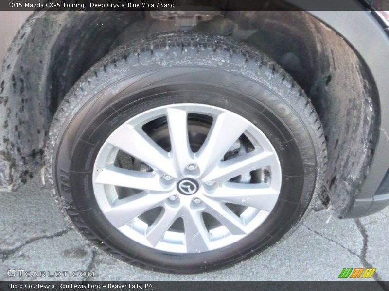 Deep Crystal Blue Mica / Sand 2015 Mazda CX-5 Touring
