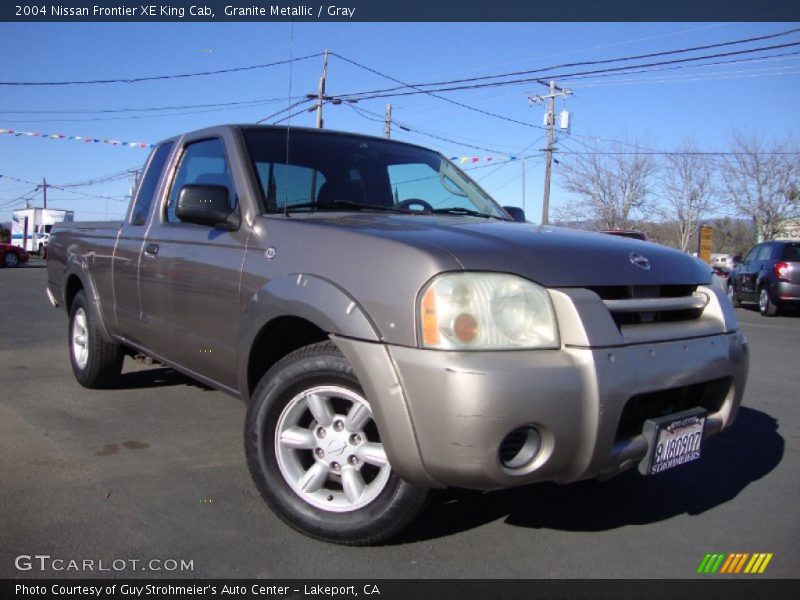 Granite Metallic / Gray 2004 Nissan Frontier XE King Cab
