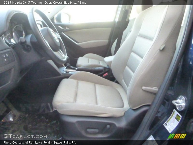 Deep Crystal Blue Mica / Sand 2015 Mazda CX-5 Touring