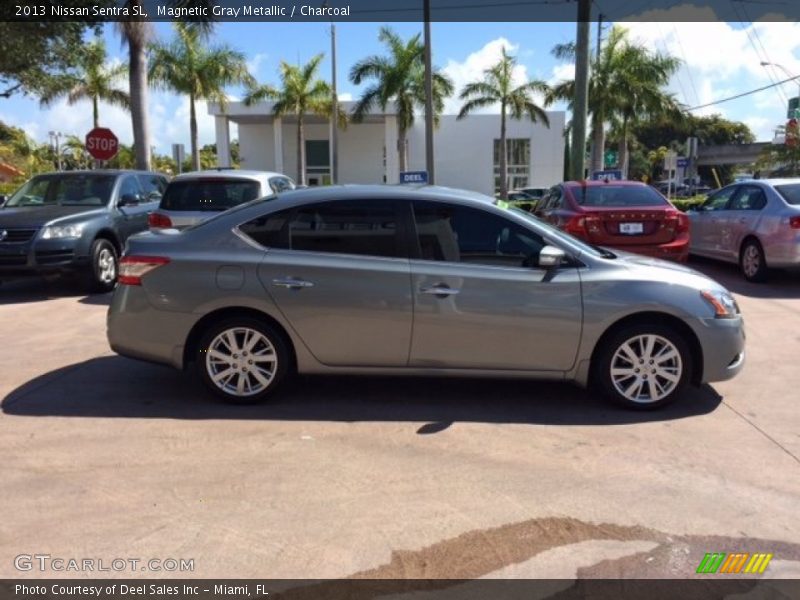 Magnetic Gray Metallic / Charcoal 2013 Nissan Sentra SL