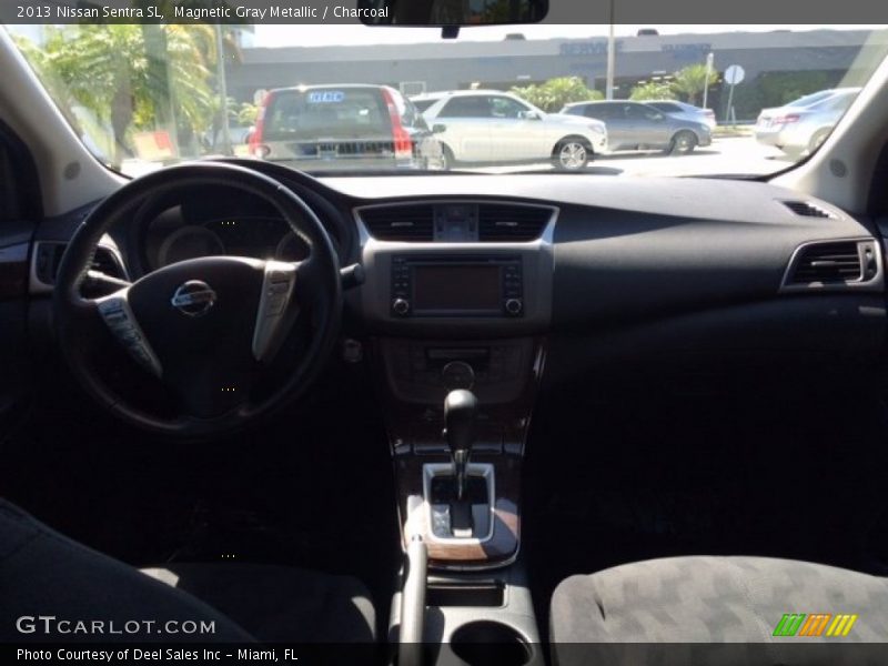 Magnetic Gray Metallic / Charcoal 2013 Nissan Sentra SL