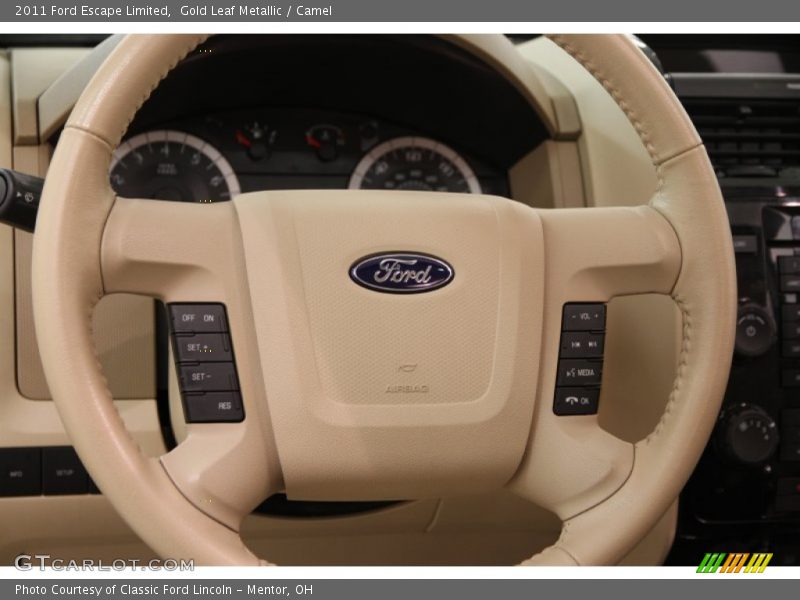 Gold Leaf Metallic / Camel 2011 Ford Escape Limited