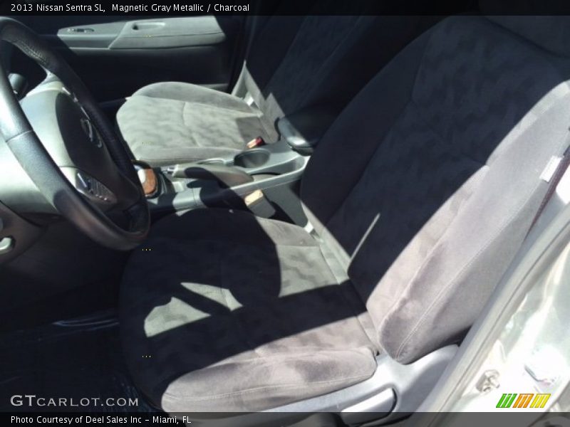 Magnetic Gray Metallic / Charcoal 2013 Nissan Sentra SL