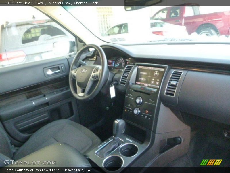 Mineral Gray / Charcoal Black 2014 Ford Flex SEL AWD