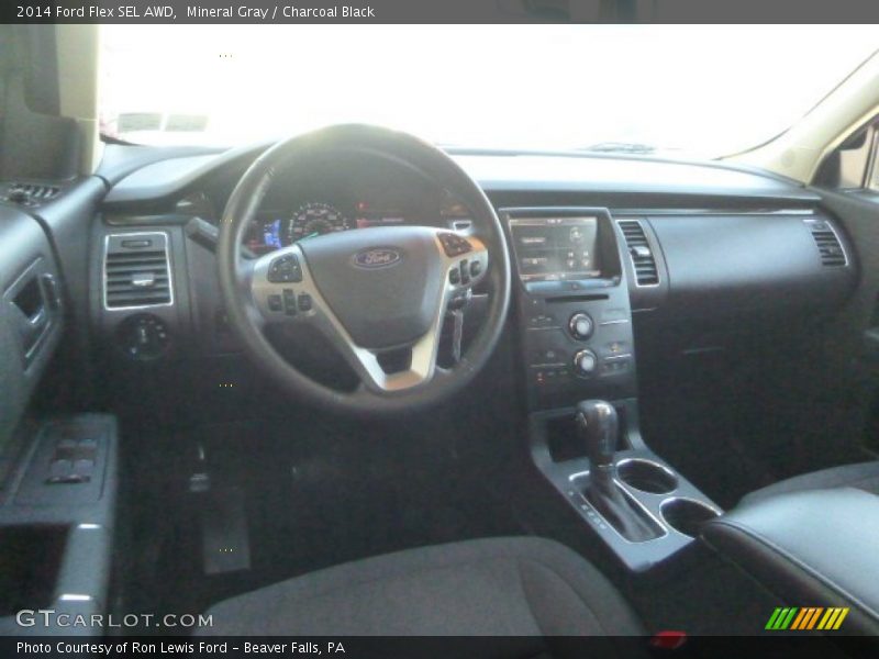 Mineral Gray / Charcoal Black 2014 Ford Flex SEL AWD