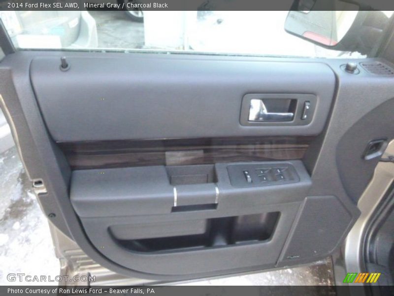 Mineral Gray / Charcoal Black 2014 Ford Flex SEL AWD