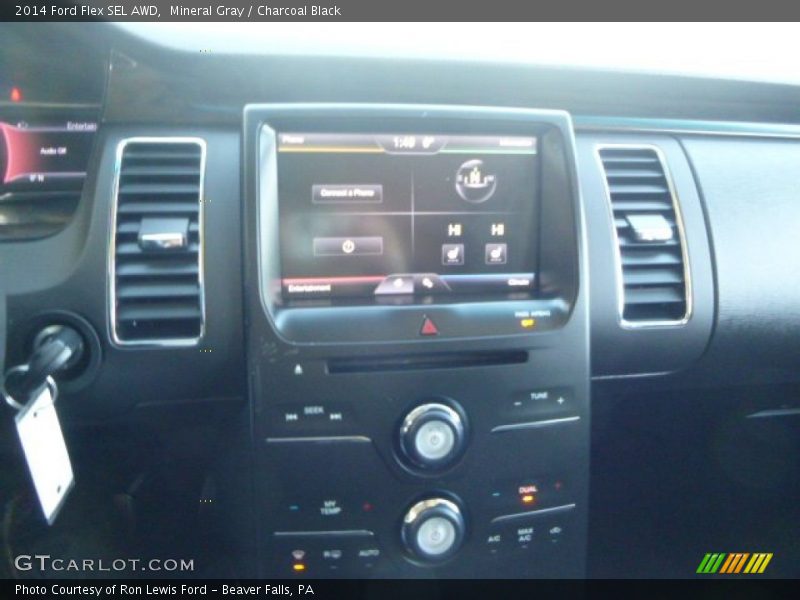 Mineral Gray / Charcoal Black 2014 Ford Flex SEL AWD