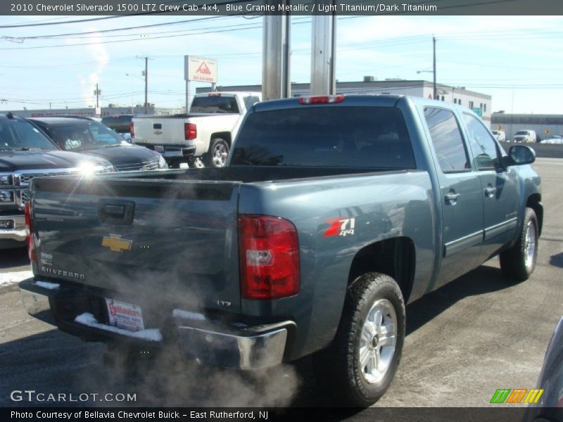 Blue Granite Metallic / Light Titanium/Dark Titanium 2010 Chevrolet Silverado 1500 LTZ Crew Cab 4x4