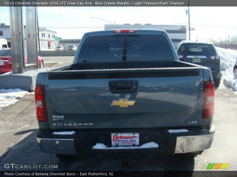 Blue Granite Metallic / Light Titanium/Dark Titanium 2010 Chevrolet Silverado 1500 LTZ Crew Cab 4x4