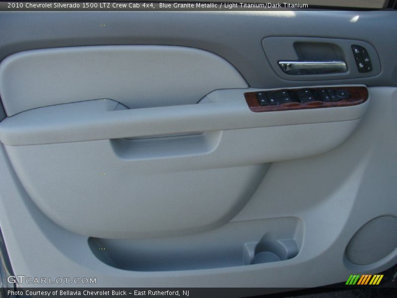 Blue Granite Metallic / Light Titanium/Dark Titanium 2010 Chevrolet Silverado 1500 LTZ Crew Cab 4x4