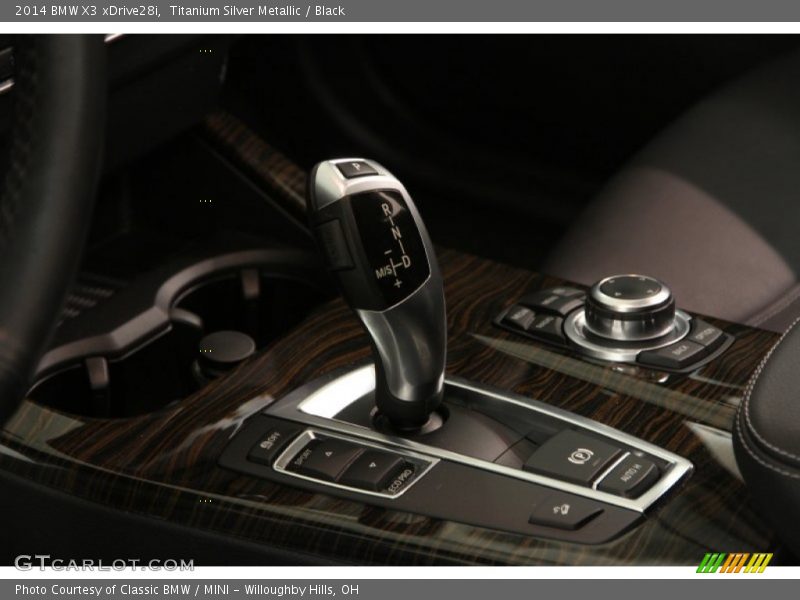 Titanium Silver Metallic / Black 2014 BMW X3 xDrive28i