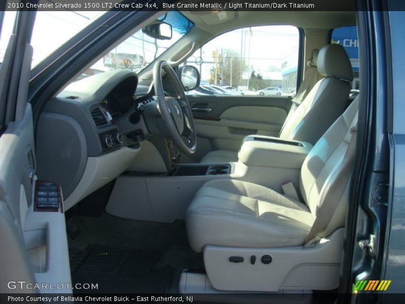 Blue Granite Metallic / Light Titanium/Dark Titanium 2010 Chevrolet Silverado 1500 LTZ Crew Cab 4x4