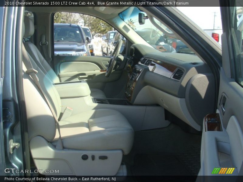 Blue Granite Metallic / Light Titanium/Dark Titanium 2010 Chevrolet Silverado 1500 LTZ Crew Cab 4x4