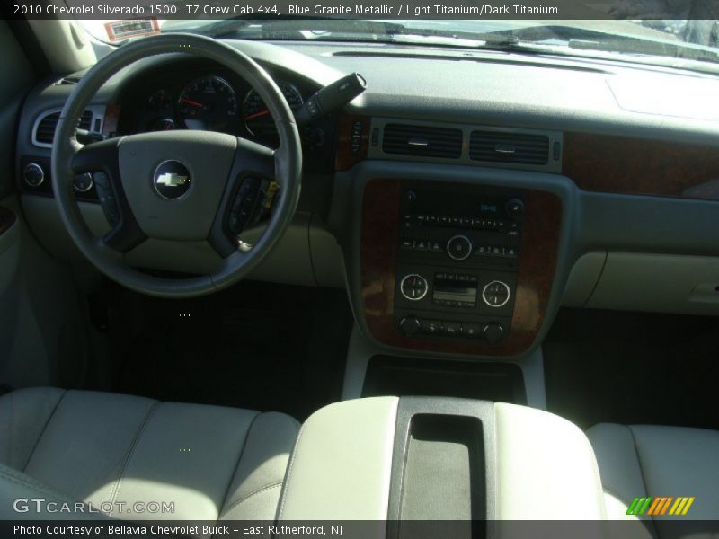Blue Granite Metallic / Light Titanium/Dark Titanium 2010 Chevrolet Silverado 1500 LTZ Crew Cab 4x4