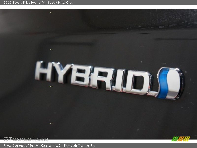 Black / Misty Gray 2010 Toyota Prius Hybrid IV