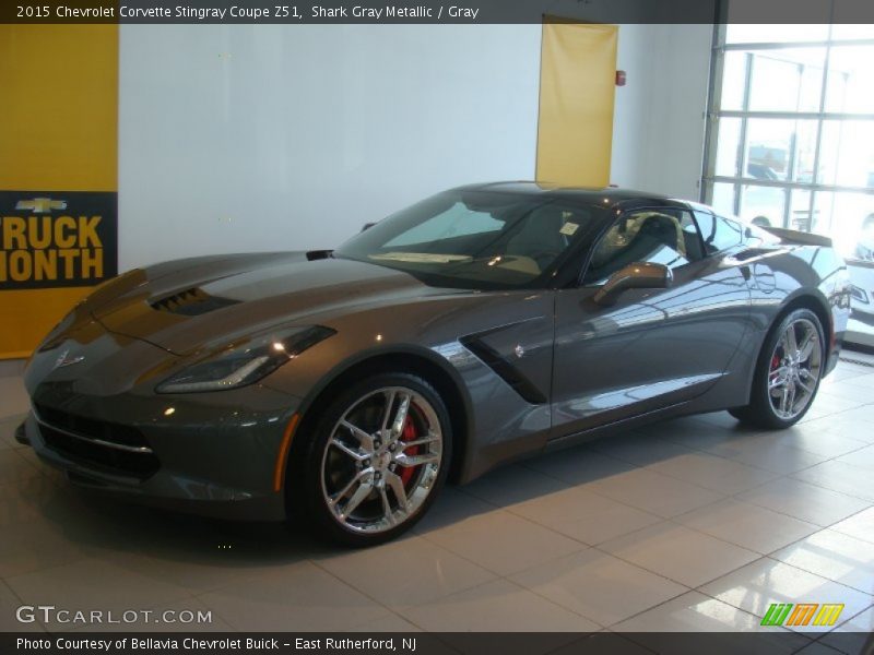 Shark Gray Metallic / Gray 2015 Chevrolet Corvette Stingray Coupe Z51