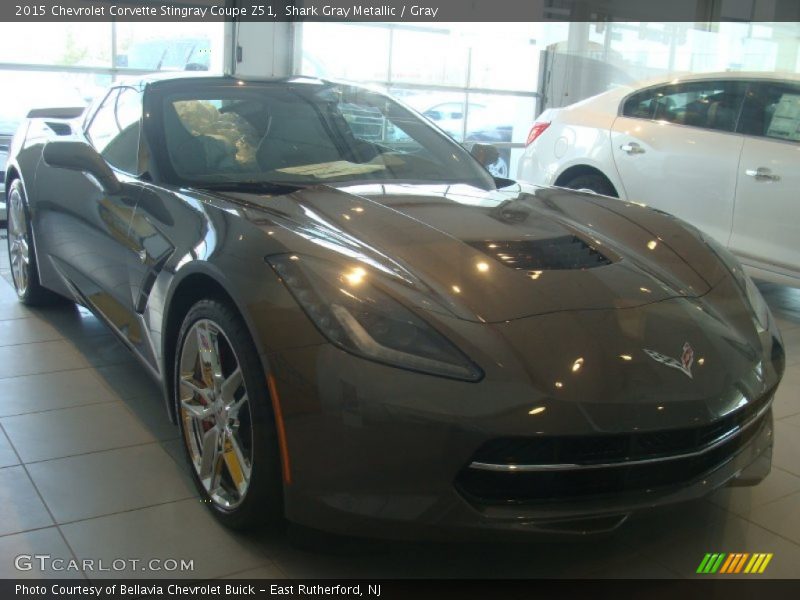 Shark Gray Metallic / Gray 2015 Chevrolet Corvette Stingray Coupe Z51