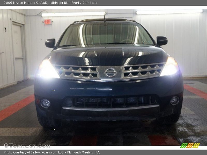 Midnight Blue Pearl / Cafe Latte 2006 Nissan Murano SL AWD