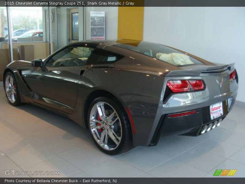 Shark Gray Metallic / Gray 2015 Chevrolet Corvette Stingray Coupe Z51