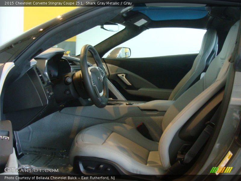 Shark Gray Metallic / Gray 2015 Chevrolet Corvette Stingray Coupe Z51