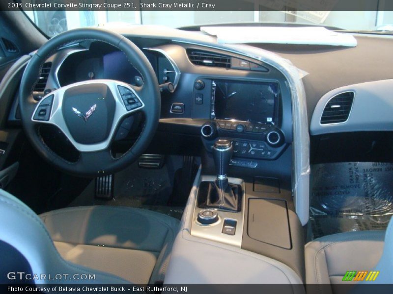 Shark Gray Metallic / Gray 2015 Chevrolet Corvette Stingray Coupe Z51