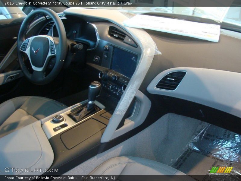 Shark Gray Metallic / Gray 2015 Chevrolet Corvette Stingray Coupe Z51