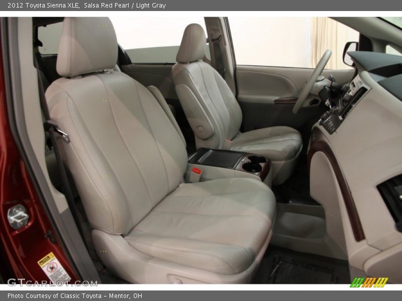 Salsa Red Pearl / Light Gray 2012 Toyota Sienna XLE