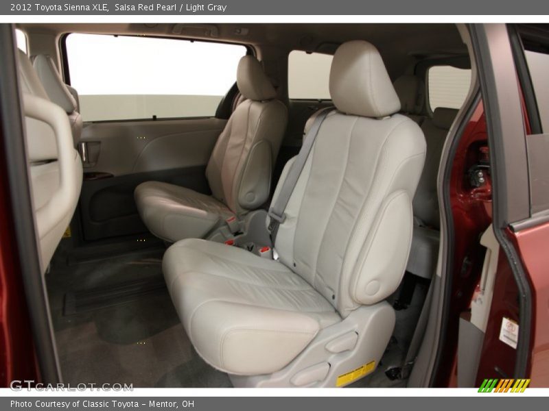 Salsa Red Pearl / Light Gray 2012 Toyota Sienna XLE
