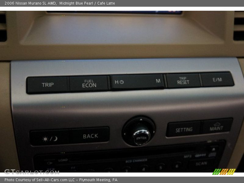 Midnight Blue Pearl / Cafe Latte 2006 Nissan Murano SL AWD