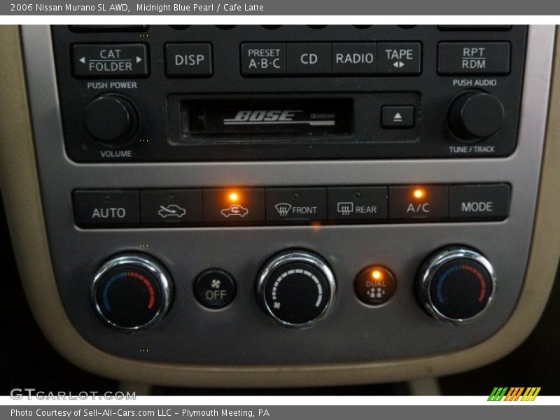 Midnight Blue Pearl / Cafe Latte 2006 Nissan Murano SL AWD