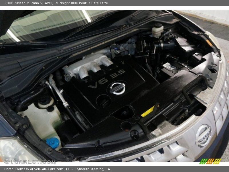 Midnight Blue Pearl / Cafe Latte 2006 Nissan Murano SL AWD
