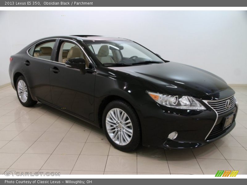 Obsidian Black / Parchment 2013 Lexus ES 350