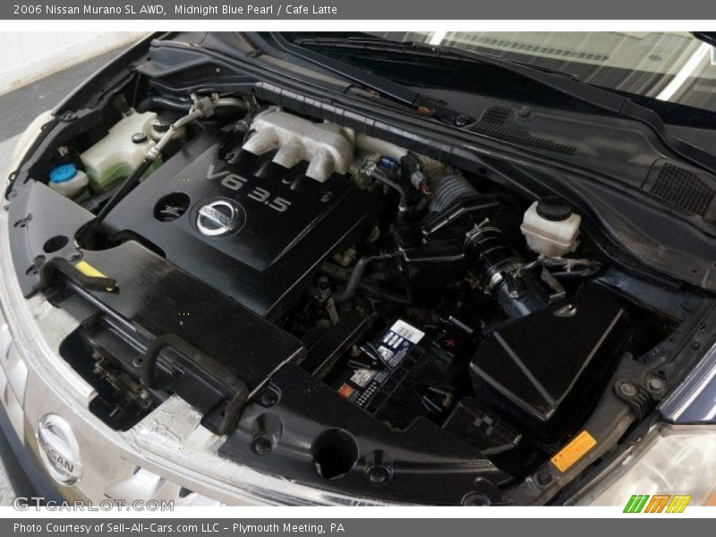 Midnight Blue Pearl / Cafe Latte 2006 Nissan Murano SL AWD